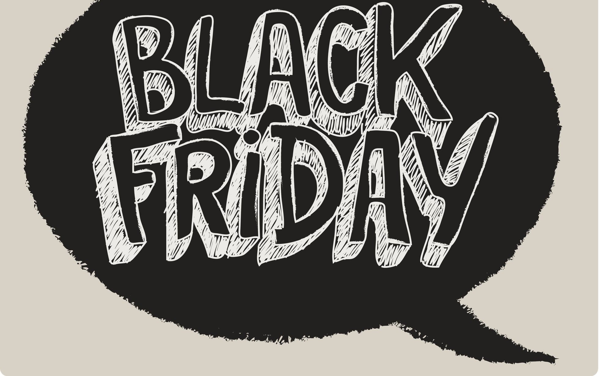 black friday thought bubble | Abad grupo inmobiliario